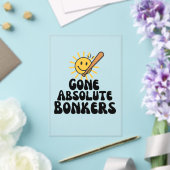 Gone Absolute Bonkers Meme Acryl Uitnodigingen (Insitu (Huwelijk))