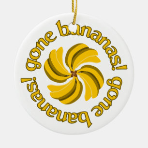 Gone Bananas, ornament, pas aan Keramisch Ornament