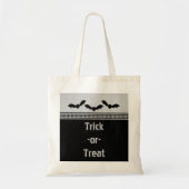 Gone Batty Halloween Bag, Light Grey Tote Bag (Voorkant)