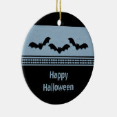 Gone Batty Halloween Ornament, Light Blue Keramisch Ornament (Rechts)