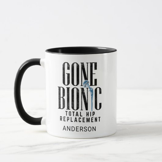 Gone Bionic Hip Replacement Celebration Mok (Links)