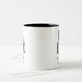 Gone Bionic Hip Replacement Celebration Tweekleurige Koffiemok (Center)