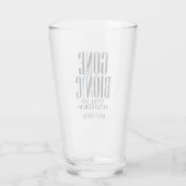 Gone Bionic Hip Vervanging Get Well Soon Custom Glas (Achterkant)