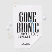 Gone bionische heupvervanging na operatie knevel golfhanddoek (Insitu)