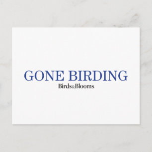 Gone Birding Briefkaart