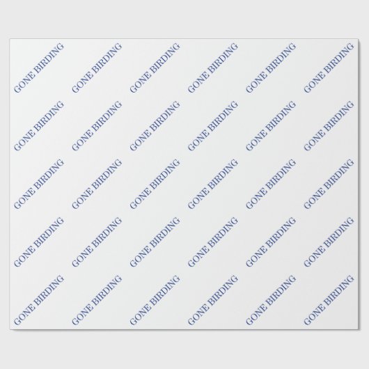 Gone Birding Cadeaupapier (Vlak)