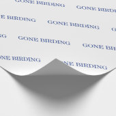 Gone Birding Cadeaupapier (Hoek)