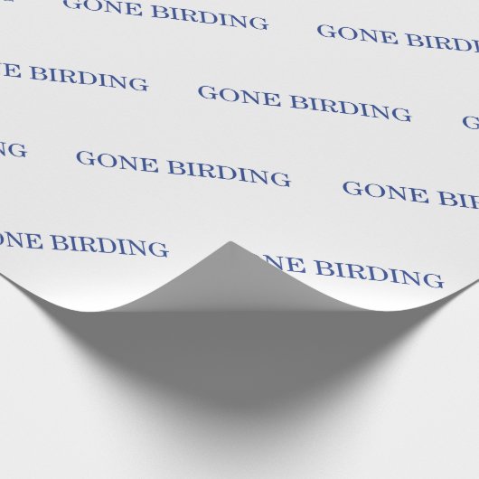 Gone Birding Cadeaupapier (Hoek)