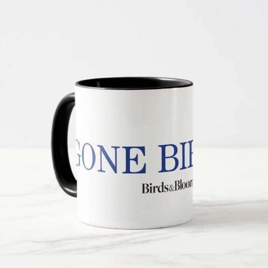 Gone Birding Mok (Voorkant links)