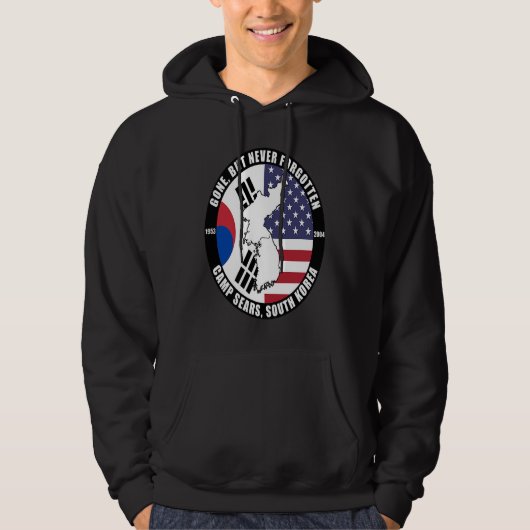 Gone But Never Forgotten Camp Sears South Korea Ve Hoodie (Voorkant)