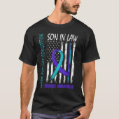 Gone But Not Forgotten Son In Law Suicide Awarenes T-shirt (Voorkant)