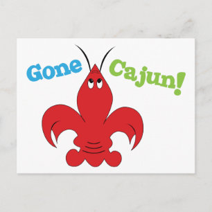 Gone Cajun Briefkaart