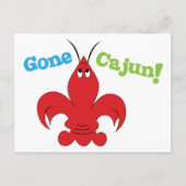 Gone Cajun Briefkaart (Voorkant)