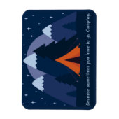 Gone Camping Magnet Magneet (Verticaal)