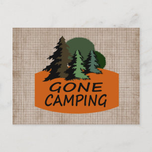 Gone Camping Natuur Lovers Briefkaart