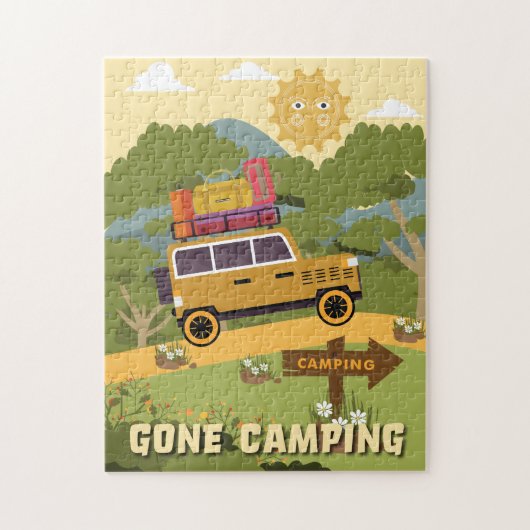 Gone Camping Puzzle Legpuzzel (Verticaal)