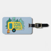 Gone Camping Summer Camp Clipart Happy Trails Camp Bagagelabel (Voorkant horizontaal)