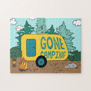 Gone Camping Summer Camp Clipart Happy Trails Camp Legpuzzel