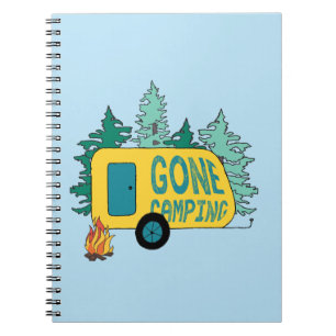 Gone Camping Summer Camp Clipart Happy Trails Camp Notitieboek