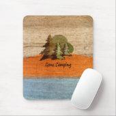 Gone Camping Wood look Natuur Lovers Muismat (Met muis)