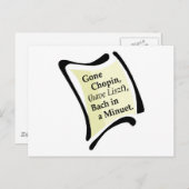 Gone Chopini Briefkaart (Voorkant / Achterkant)