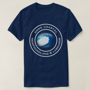 Gone Coastal Newfoundland Labrador Ocean Wave T-shirt