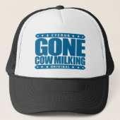 GONE COW MILKING - Love Raw Milch & Cattle Farage Trucker Pet (Voorkant)