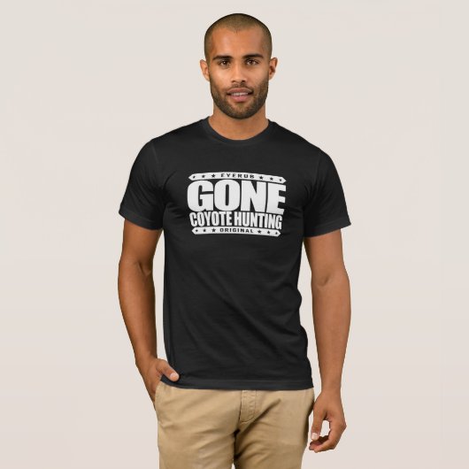 GONE COYOTE HUNTING - IK BEN Skill Predator Hunter T-shirt (Voorkant volledig)
