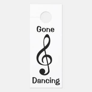 Gone Dancing Music Cleve Note Deurhanger