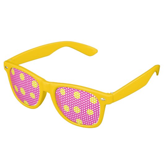 Gone Dotty party shades Retro Zonnebril (Gekanteld)