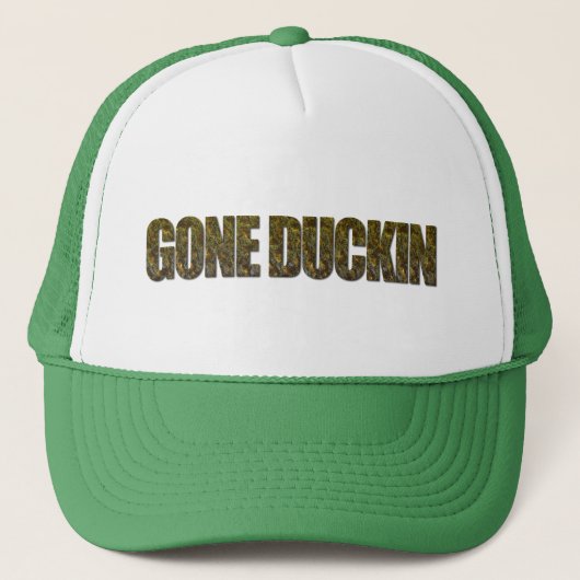 Gone Duckin Trucker Pet (Voorkant)
