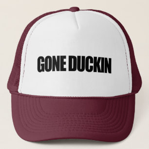 Gone Duckin (zwart-wit) Trucker Pet