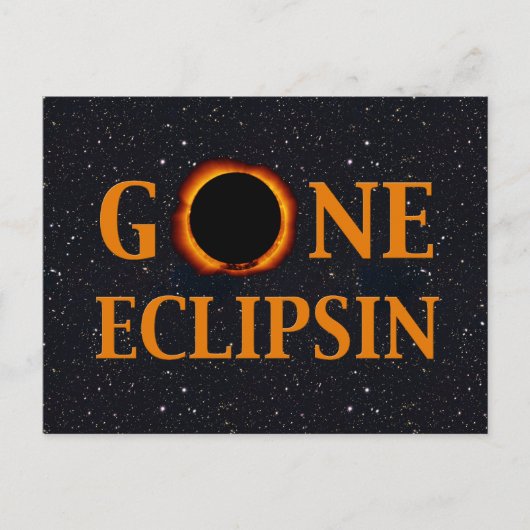 GONE ECLIPSIN-zonnepanelen Briefkaart (Voorkant)
