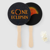 GONE ECLIPSIN-zonnepanelen Handwaaier (Voorkant en achterkant)