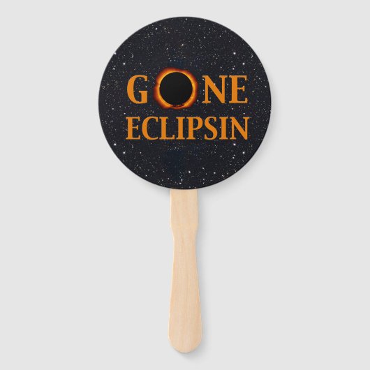 GONE ECLIPSIN-zonnepanelen Handwaaier (Voorkant)
