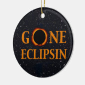 GONE ECLIPSIN-zonnepanelen Keramisch Ornament (Links)