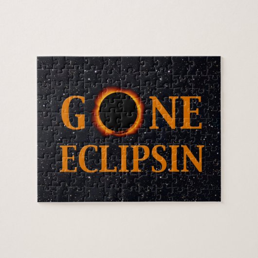 GONE ECLIPSIN-zonnepanelen Legpuzzel (Horizontaal)