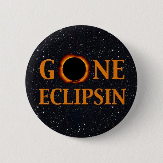 GONE ECLIPSIN-zonnepanelen Ronde Button 5,7 Cm (Voorkant)
