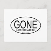 GONE Euro Style Briefkaart (Voorkant)