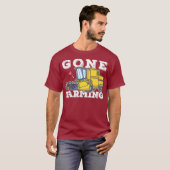 Gone Farming Truck Plant Agriculture Farmer T-shirt (Voorkant volledig)