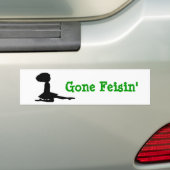 "Gone Feisin" Ierse Dans bumpersticker (Op auto)