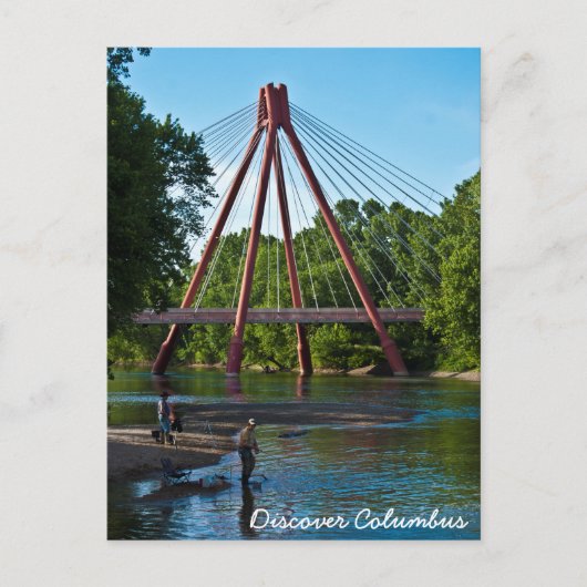 Gone Fish in East Fork White River Briefkaart (Voorkant)