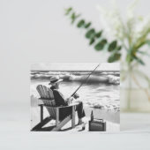 Gone Fishin' Briefkaart (Staand voorkant)