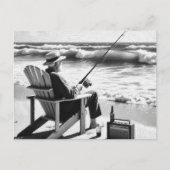 Gone Fishin' Briefkaart (Voorkant)