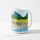 Gone Fishin" — Donald Smithfield 15oz Mok (Voorkant rechts)