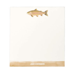 Gone Fishin’ Geïllustreerde Vis Notitieblok