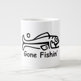 Gone Fishin' Grote Koffiekop