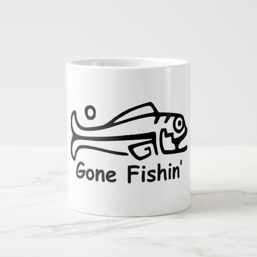 Gone Fishin' Grote Koffiekop (Voorkant)