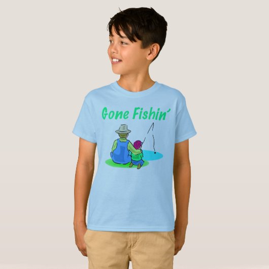 Gone Fishin' Kind T-Shirt (Voorkant volledig)