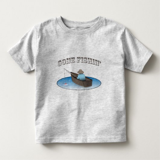 Gone Fishin' Kinder Shirts (Voorkant)